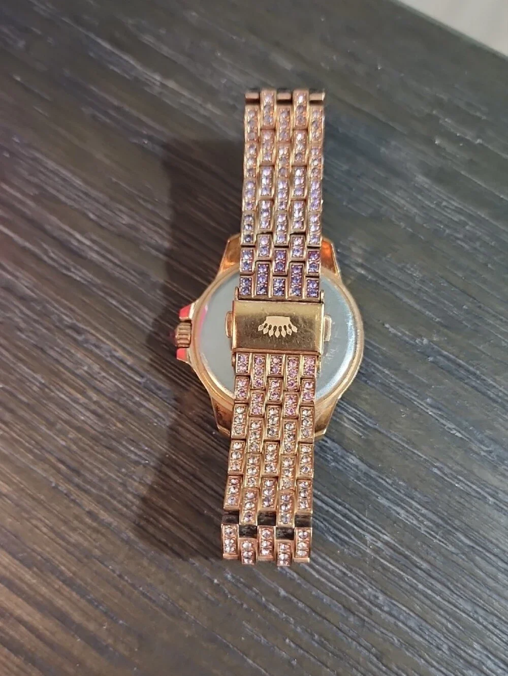 Juicy Couture Rose Gold Crystal Ombre Dial Bracelet Watch